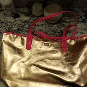Bando rose gold tote